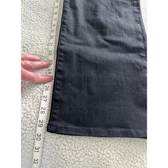 MADEWELL $138 The Perfect Vintage Wide-Leg Jeans in Black Rinse Wash Size 28 - Picture 13 of 15